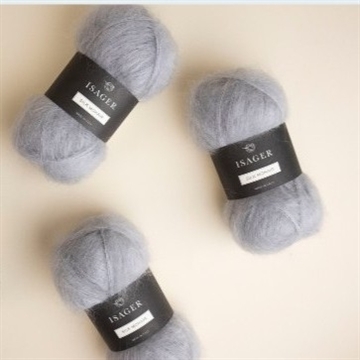 Isager Silk Mohair-48 grå - Edition